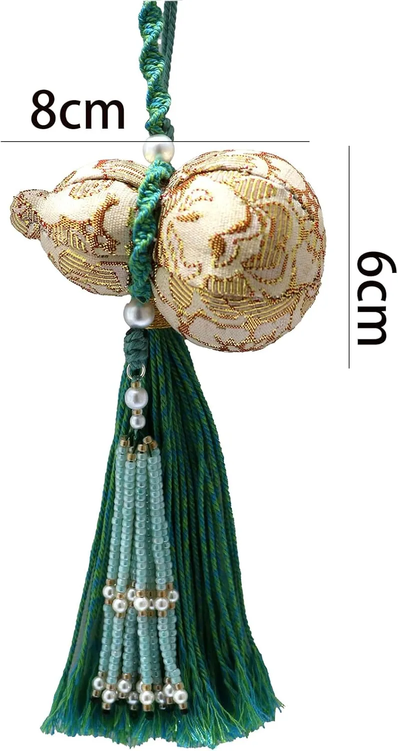 Ornament Car Interior Accessories for Hyundai Azera Grandeur MK4-TG 2005-2011,Pure Hand-Woven A Mysterious Gift from The East,Beautiful Exquisite Hanging Or bagleather Bag Charm