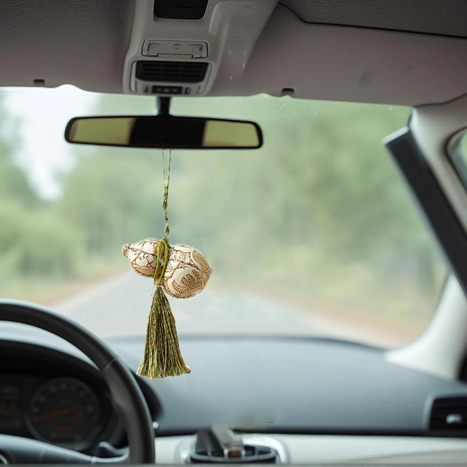 Ornament Car Interior Accessories for Hyundai Azera Grandeur MK4-TG 2005-2011,Pure Hand-Woven A Mysterious Gift from The East,Beautiful Exquisite Hanging Or bagleather Bag Charm