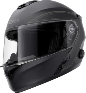 Outrush Modular Smart Helmet (Matte Black, X-Large)