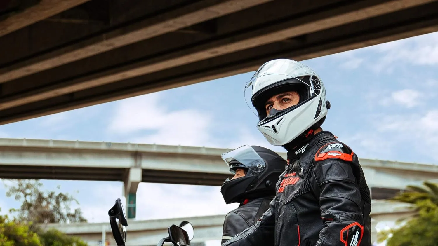 Outrush Modular Smart Helmet (Matte Black, X-Large)