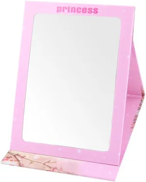 Paper Coated Women Lady Square Shaped Folding Makeup Dress Up Cosmetic Mirror Pink (id: 5fc 401 28e 99f 028