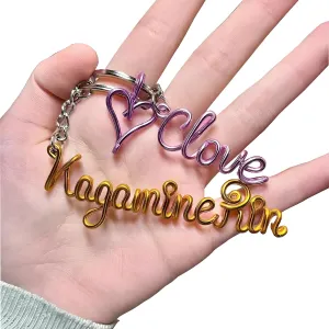 Personalized key chains with names custom bag charm for women - purse charm - Personalized Letter Name charms handbag charm for women