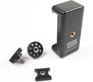Phone Mount System with Universal Clamp Holder, Original Track Nut Connector & Original ¼” Bolt Screw