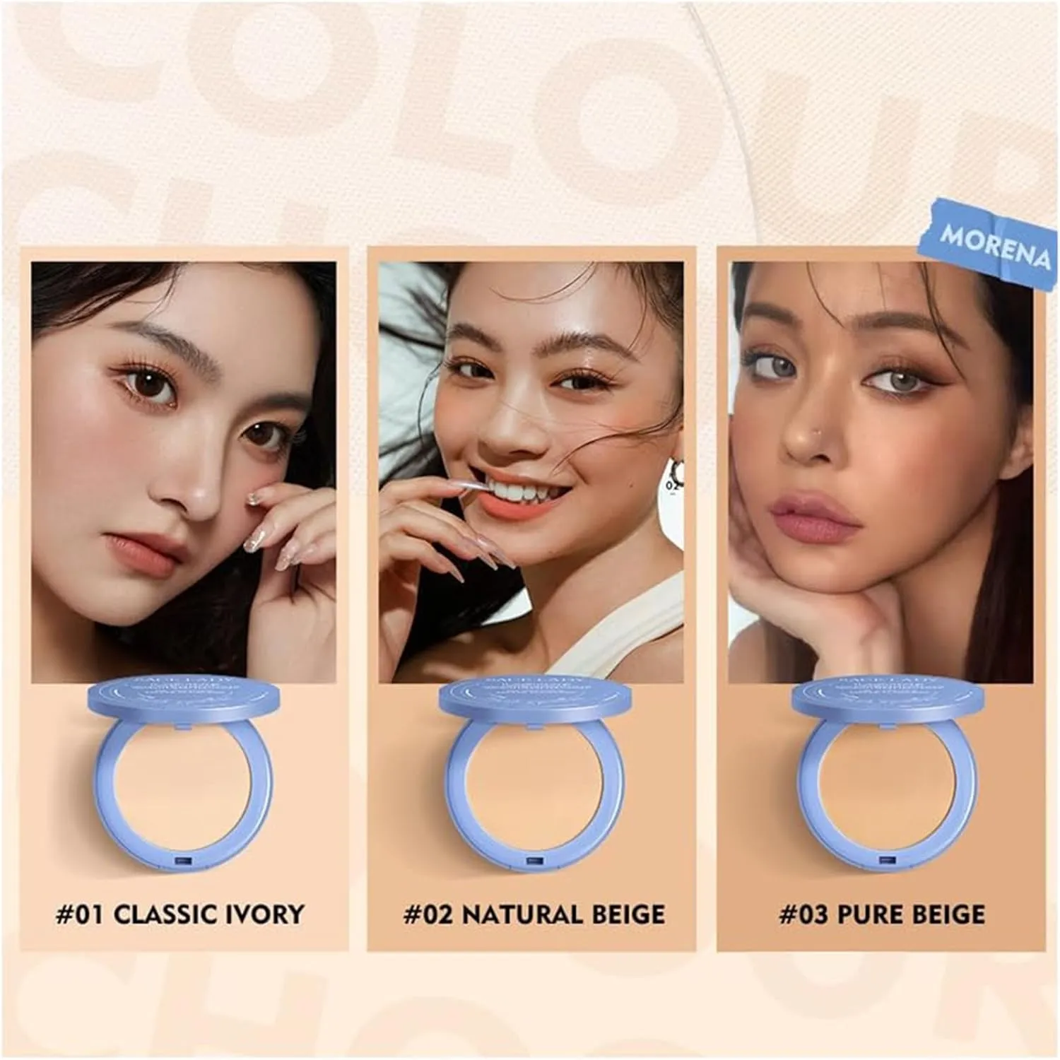 Polvo Gagk, Polvo Compacto Perfection Mate, Gagk Polvo Compacto Perfection Mate, Matte Wet and Dry Powder, Matte Perfection Pressed Powder-02 02