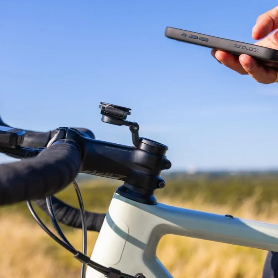 Quad Lock Stem Cap Mount (Adjustable) Bike Kit with Galaxy S23 MAG Phone Case