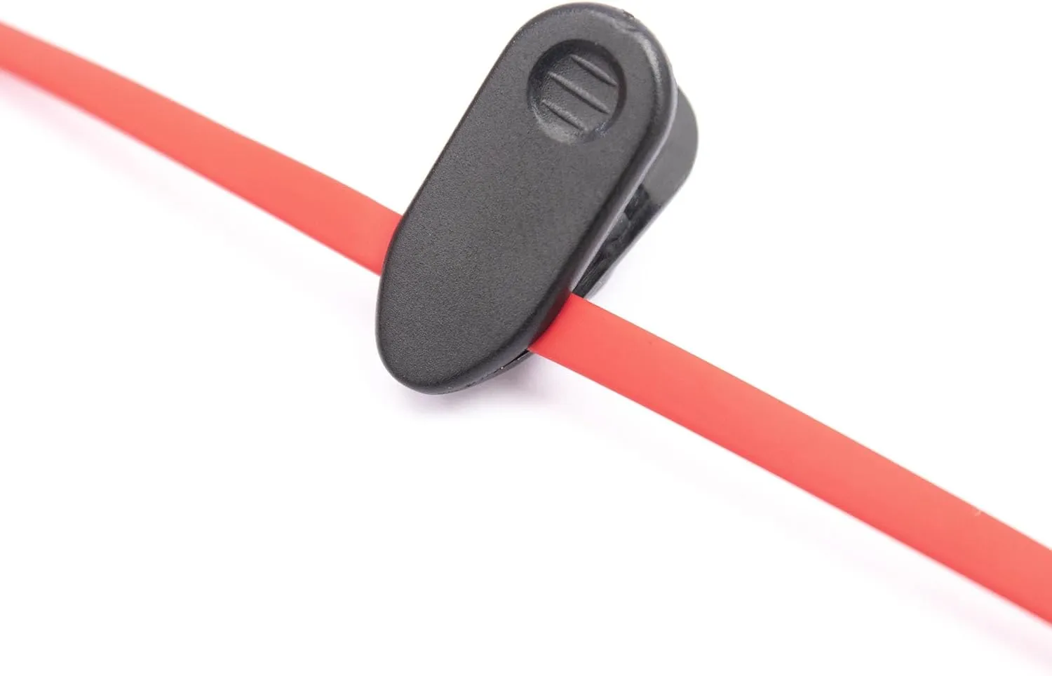 RadioShack Stereo Earphones with Cord, Wired Earbuds with Microphone and Volume Control Buttons, Soft Silicone Tips for Comfortable Extended Wear and Secure Fit, Red and Black