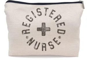Registered Nurse RN Makeup Bag Make up Cosmetic Bag Small Zipper Pouch,Nurse Appreciation Gift,Nurses Week Gift,Registered Nurse Graduate Gifts,RN Gifts for Nurses Women Men