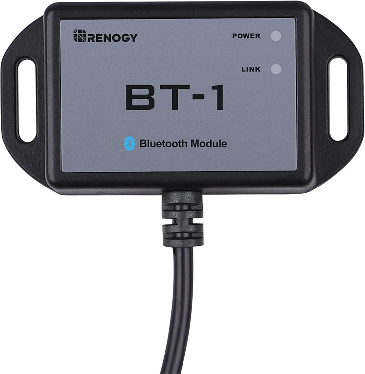 Renogy Bluetooth Module RJ12 Communication Port Compatible Rover/Wanderer/Adventurer Charge Controllers, BT-1 RS232,Black