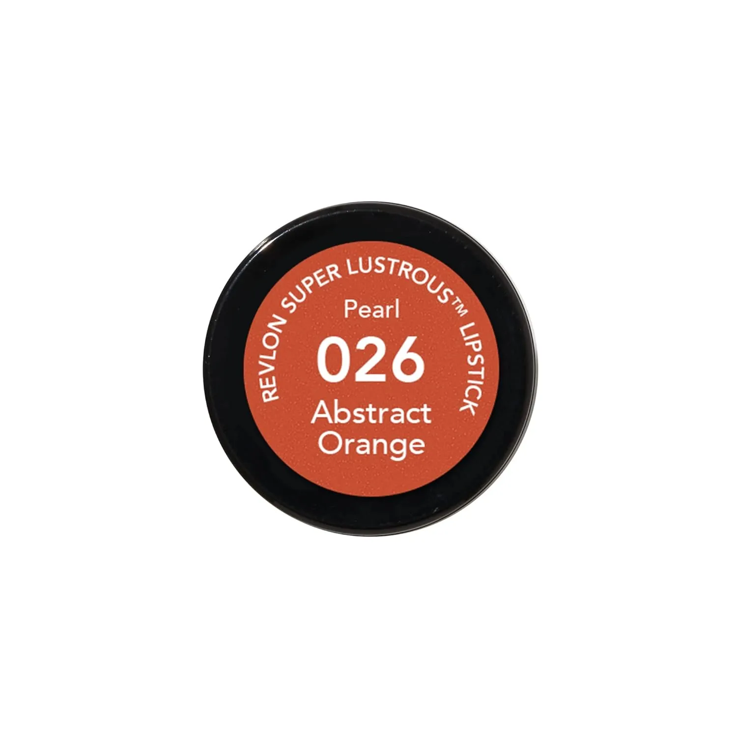 Revlon Super Lustrous Lipstick, Creamy Formula For Soft, Fuller-Looking Lips, Moisturized Feel, Abstract Orange (026), 0.15 oz