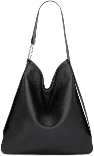 ROUROU Fashion Shoulder Bag for Women Large Capacity Handbag Top Handle Satchel PU Tote Bag Retro Purse