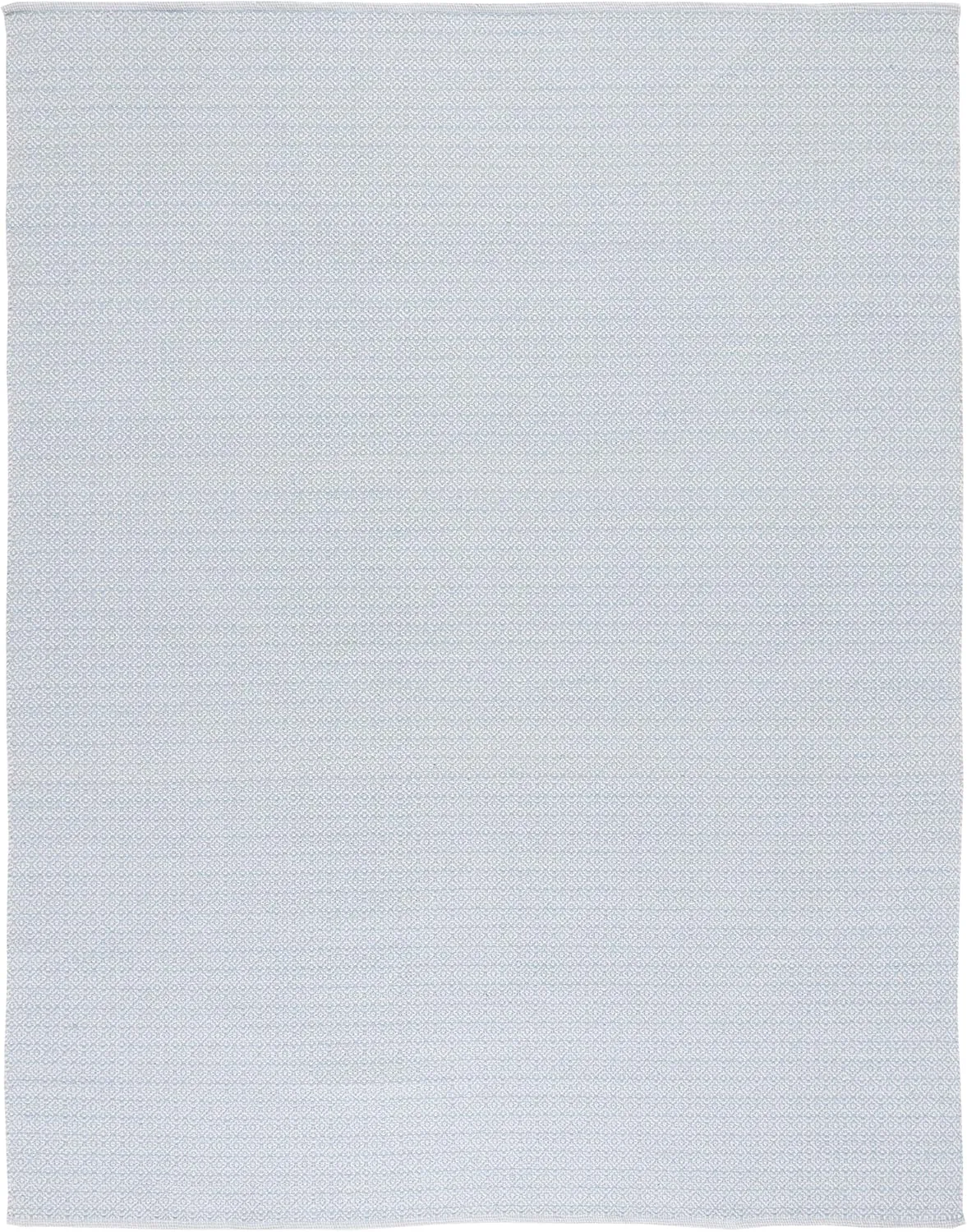 SAFAVIEH Montauk Collection Area Rug - 5' x 7', Ivory & Light Blue, Handmade Cotton, Ideal for High Traffic Areas in Living Room, Bedroom (MTK717B)