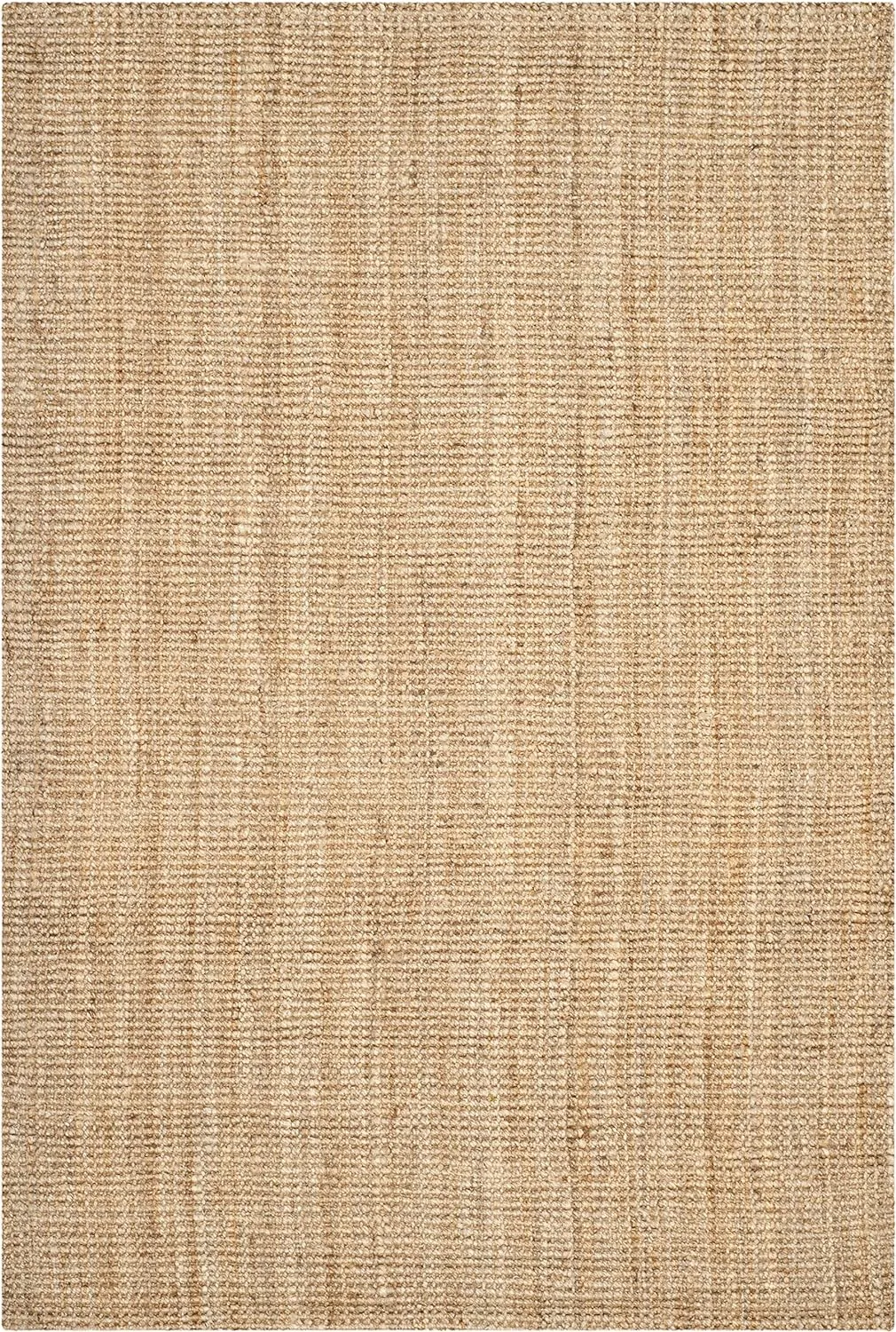 SAFAVIEH Natural Fiber Collection Area Rug - 5' x 8', Natural, Handmade Farmhouse Jute, Ideal for High Traffic Areas in Living Room, Bedroom (NF747A)