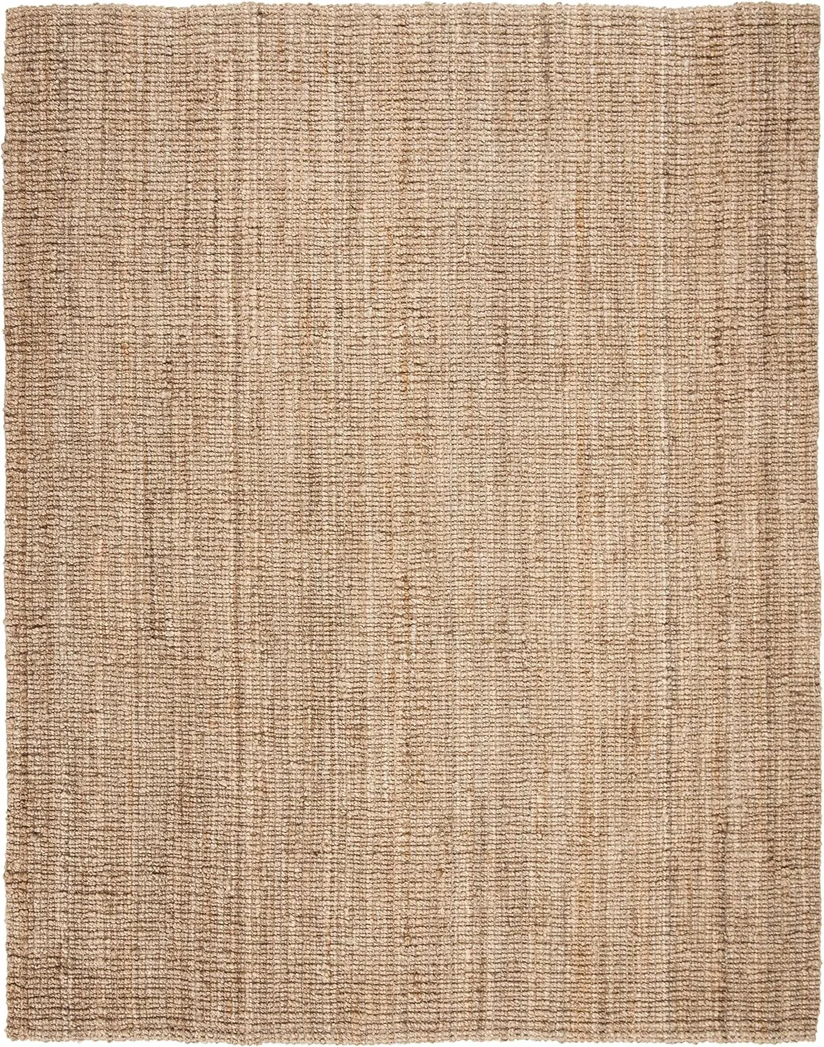 SAFAVIEH Natural Fiber Collection Area Rug - 8' x 10', Natural, Handmade Chunky Textured Jute 0.75-inch Thick, Ideal for High Traffic Areas in Living Room, Bedroom (NF447A)