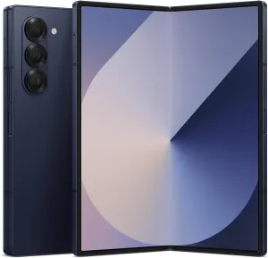 SAMSUNG Galaxy Z Fold 6 AI Cell Phone, 256GB Unlocked Android Smartphone, Circle to Search, Handsfree Live Interpreter, AI Photo Edits, Large Screen, 2024, US 1 Yr Manufacturer Warranty, Navy