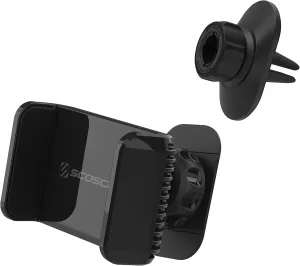Scosche UH4DVM-SP CarMount 2-in-1 Universal Phone Vent or Dash Mount for The Car | Portable and Adjustable with 360 rotation