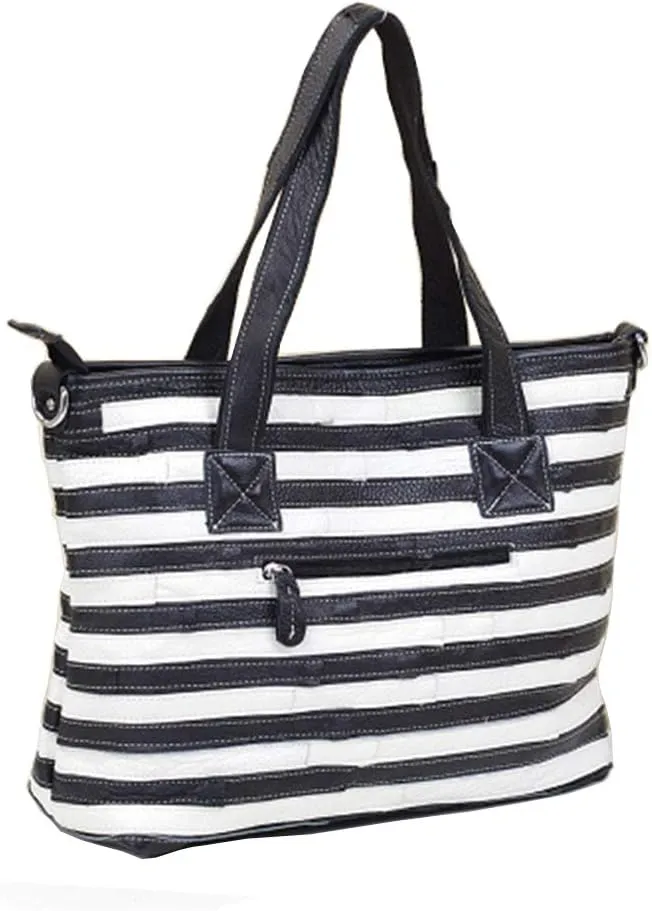 Segater® Women's Multicolor Tote Handbag Genuine Leather Color matching Design Hobo Crossbody Shoulder Bag Purses