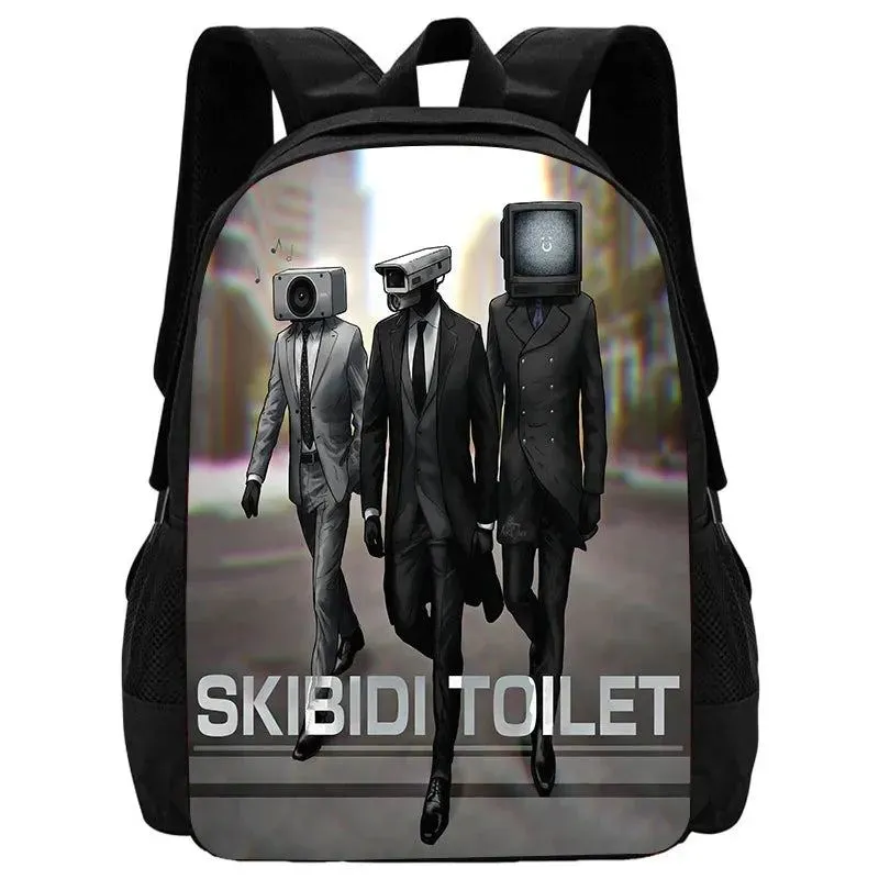 Skibidi Toilet School Bags Titan Speakerman Children's Backpack Boy School Bag For Teenage kids Backpack Anime Travel Backpack