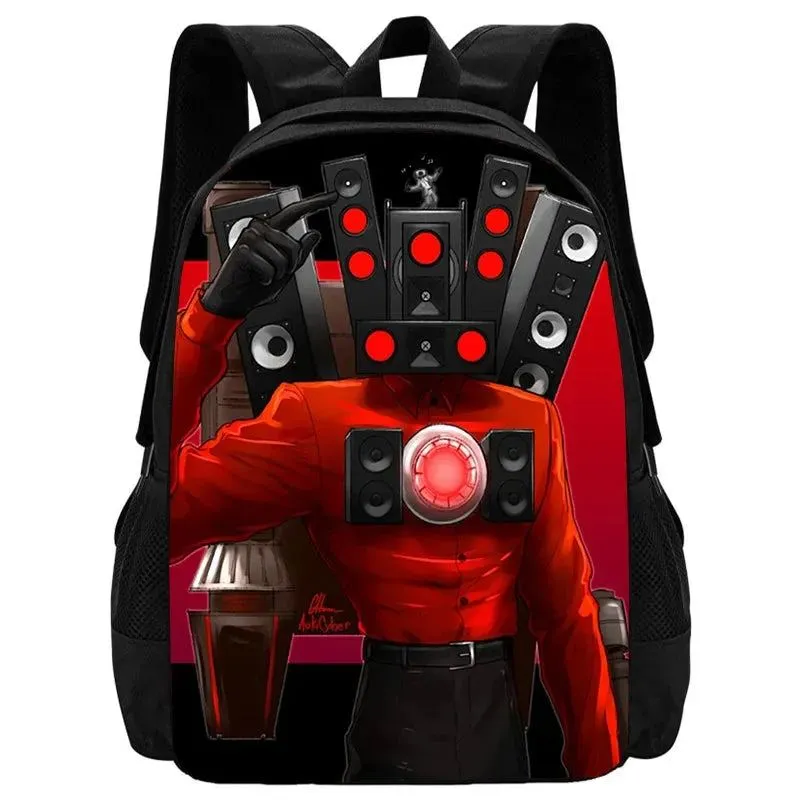 Skibidi Toilet School Bags Titan Speakerman Children's Backpack Boy School Bag For Teenage kids Backpack Anime Travel Backpack