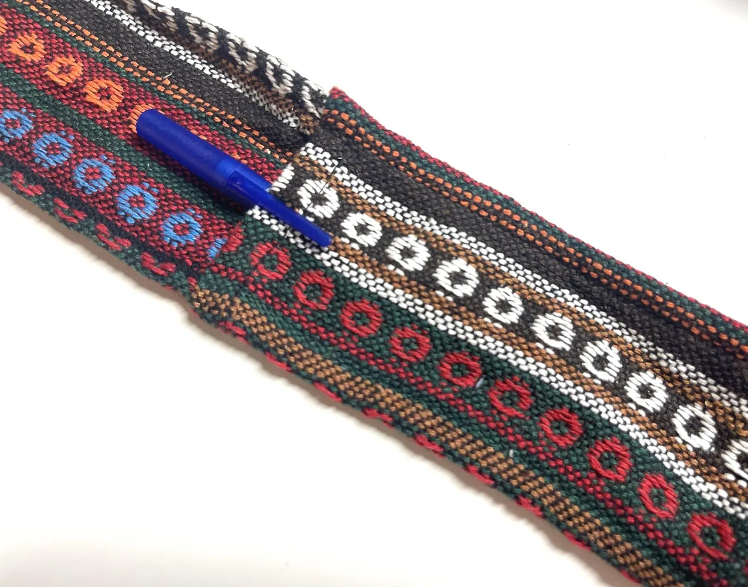 Small Aztec Messenger Bag - Handmade Woven Hippie Hobo Shoulder Handbag - Ikat Tribal Sling Purse for Women