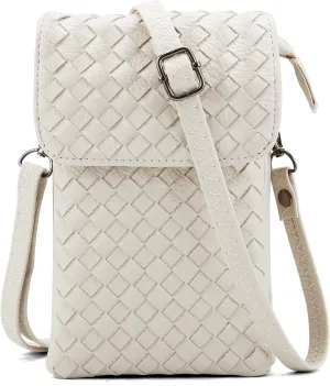 Small Crossbody Bags for Women Small Purses Woven Cell Phone Purse Travel Purse Wallet Phone Purses
