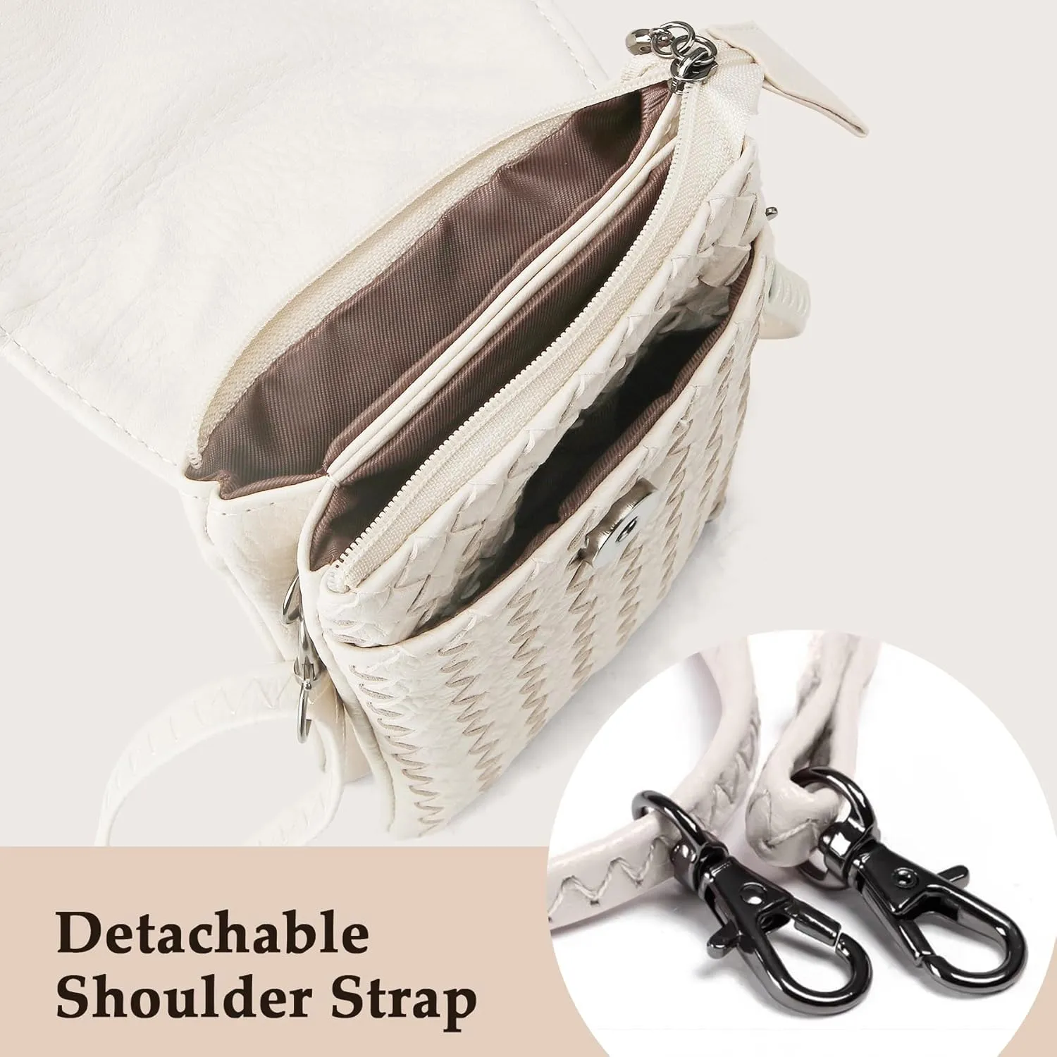 Small Crossbody Bags for Women Small Purses Woven Cell Phone Purse Travel Purse Wallet Phone Purses