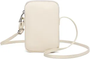 Small Crossbody Purse Zipper Cell Phone Bag Mini Shoulder Purse Wallet Smart Phone Wallet with Credit Card Solts