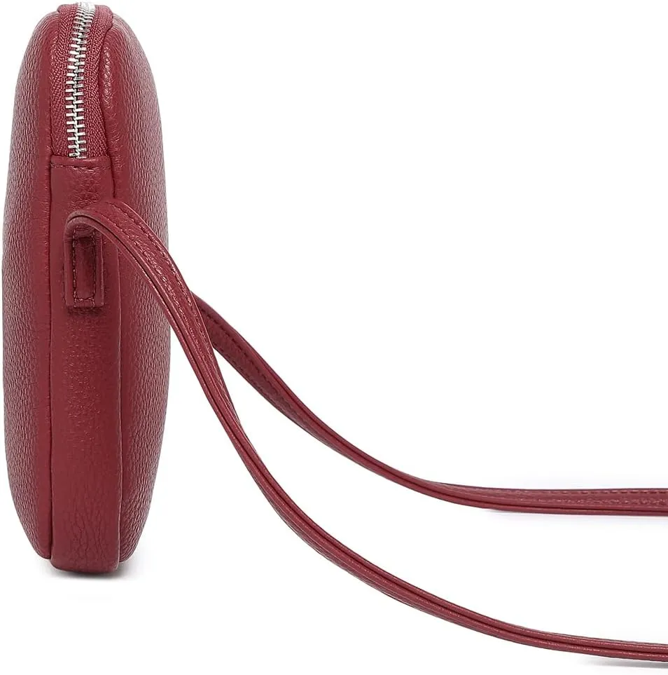 Small Crossbody Purse Zipper Cell Phone Bag Mini Shoulder Purse Wallet Smart Phone Wallet with Credit Card Solts