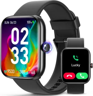 Smart Watch for Android iOS Phones, 1.91’’ HD Display Smartwatch for Women Men Built-in Alexa(Answer/Make Calls), Fitness&Sleep Tracker, Heart Rate Monitor, 115  Activity Mode
