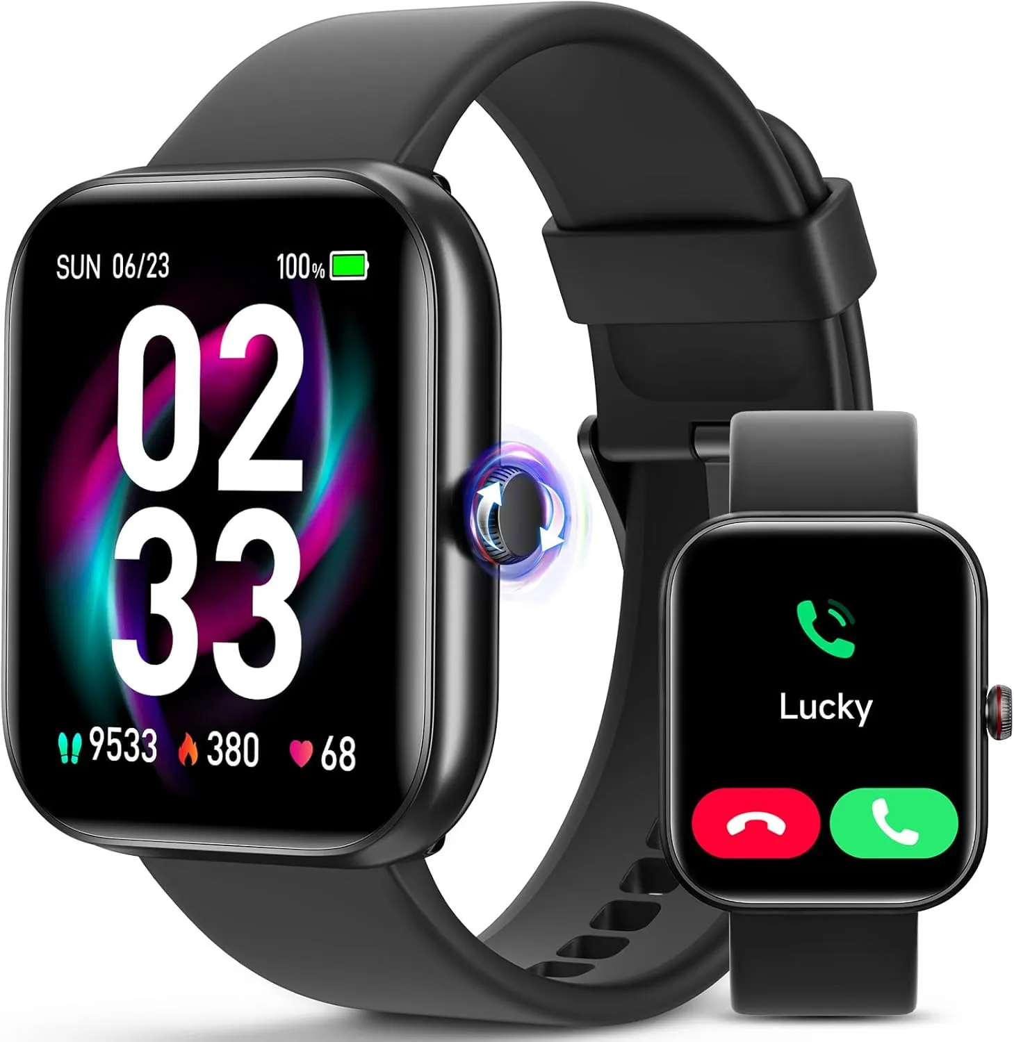Smart Watch for Android iOS Phones, 1.91’’ HD Display Smartwatch for Women Men Built-in Alexa(Answer/Make Calls), Fitness&Sleep Tracker, Heart Rate Monitor, 115  Activity Mode