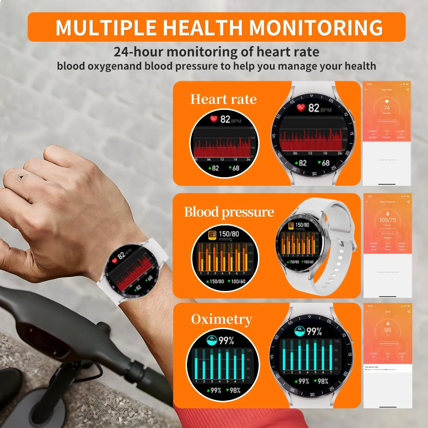 Smart Watch with Earbuds,2 in 1 Earphone & Bluetooth Watch,Fitness Tracker Watch(Answer/Calls) 1.39" Touch Fitness Smartwatch with Pedometer/Sleep Monitor for Android & iOS (Black)