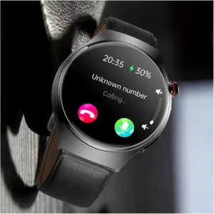Smart Watches for Athletes The Elderly and Multi-Data Exercise Records IP68 Waterproof 1.43" HD Multi-Function Smartwatch with Calling 10 Days of Ultra-Long Standby Time After Charging (Black)