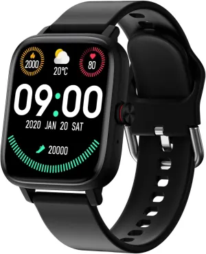 Smart Watch,Watches for Men Women Answer/Make Call，Fitness Tracker Activity with Calorie Step Counter，Smartwatch 1.7" Full Touch Compatible Android & iOS(Black)