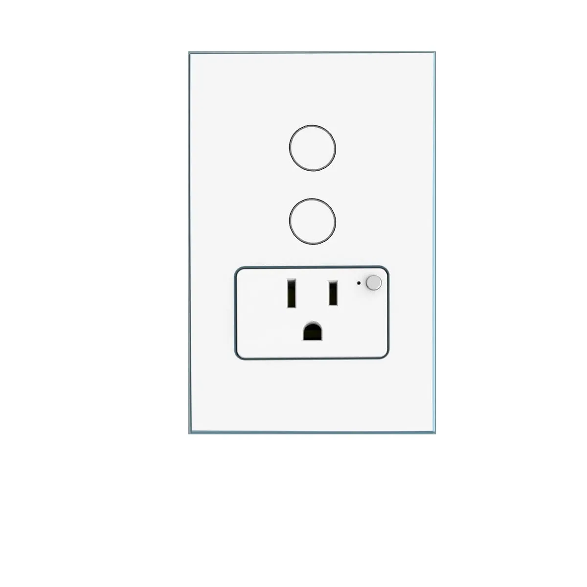 Smart WiFi Light Switch, No Hub Required, Compatible with Alexa and Google Assistant, Single Pole, White (White), ky-861 2