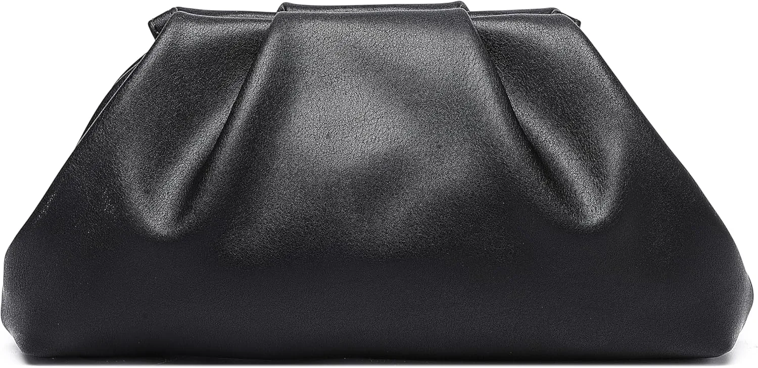 Soft PU Leather Clutch Purses for Women Formal Elegant Luxurious Evening Bag