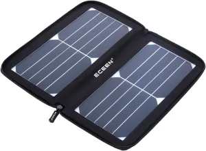 Solar Phone Charger for Cell Phone, ECEEN 10W Solar Cells Smart USB Output for Smart Mobile Phone Tablets Device Power Supply Waterproof Portable Travel Camping Outdoor Activities Gear Emergency Kit