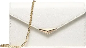 SWEETV Classic Envelope Clutch Purses for Women Elegant PU Leather Handbags for Evening, Weddings, Parties, and Formal Events