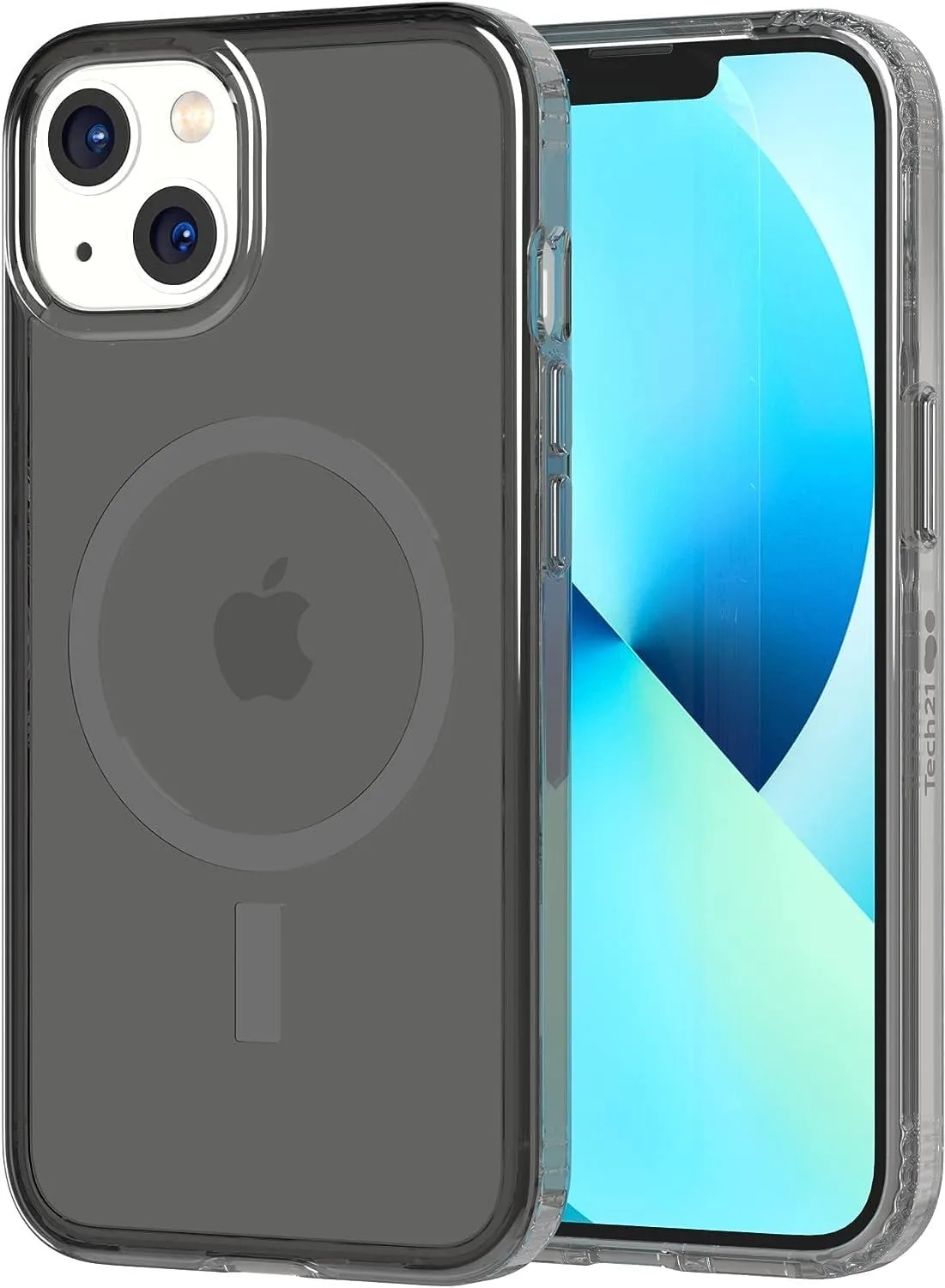 Tech21 Evo Tint (MagSafe) for iPhone 13 – Carbon-Tinted MagSafe Phone Case with 12ft Multi-Drop Protection