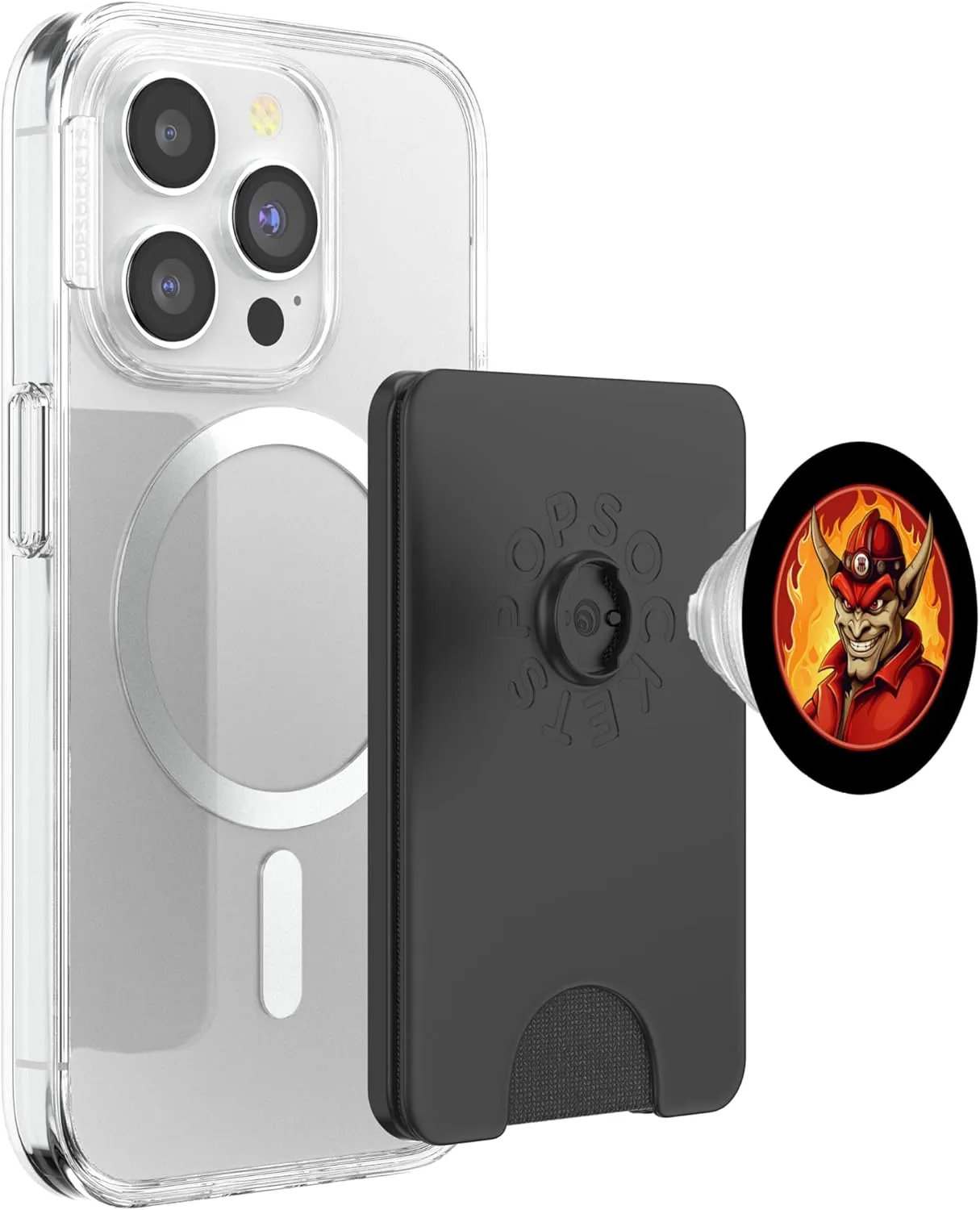 Teufel Fire Brigade / Fireman Devil PopSockets PopWallet for MagSafe