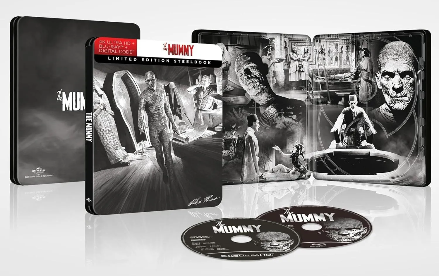 The Mummy (1932) - Limited Edition Steelbook 4K Ultra HD   Blu-ray   Digital [4K UHD]