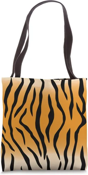 Tiger Stripe Primal Print Tote Bag