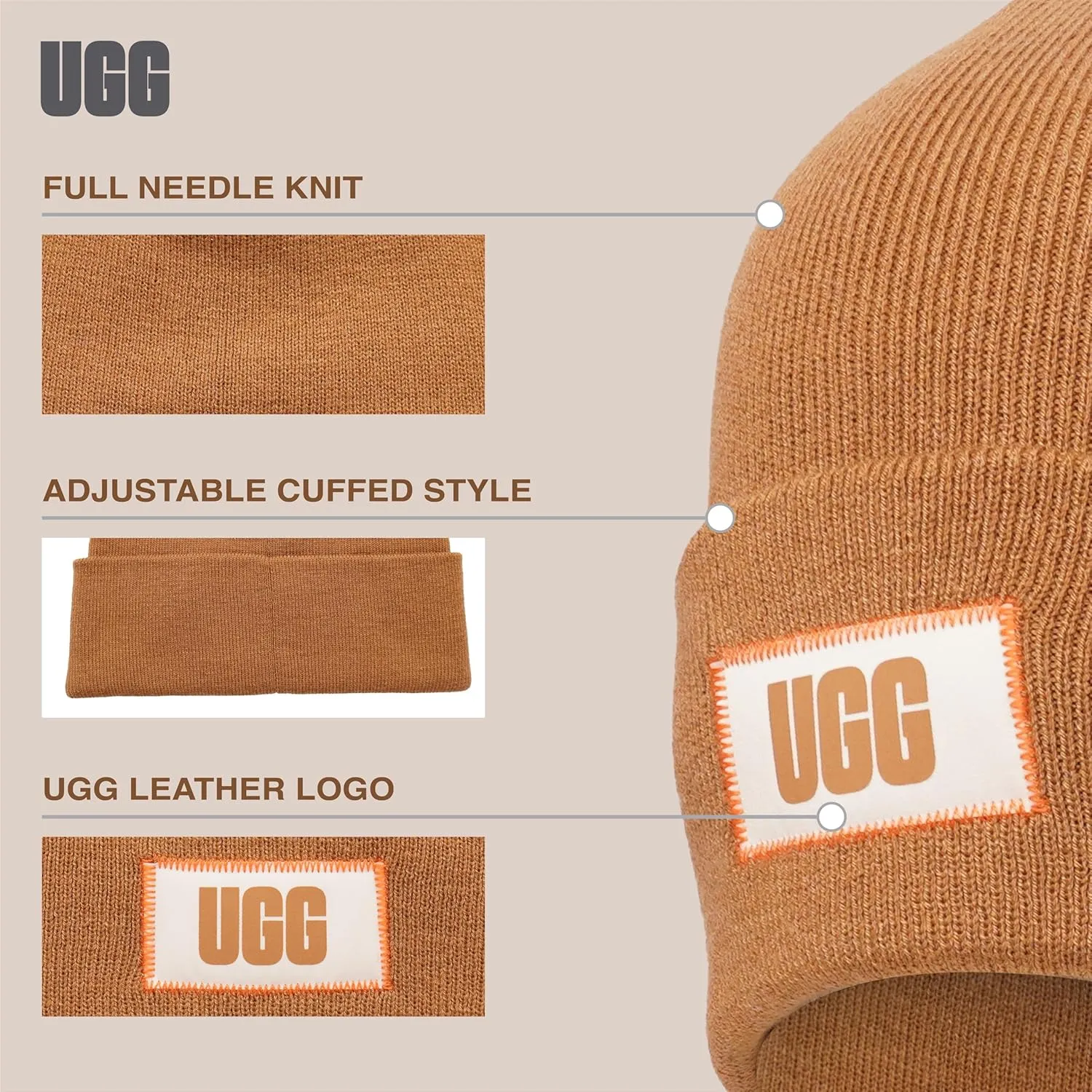 UGG Men's High Crown Beanie