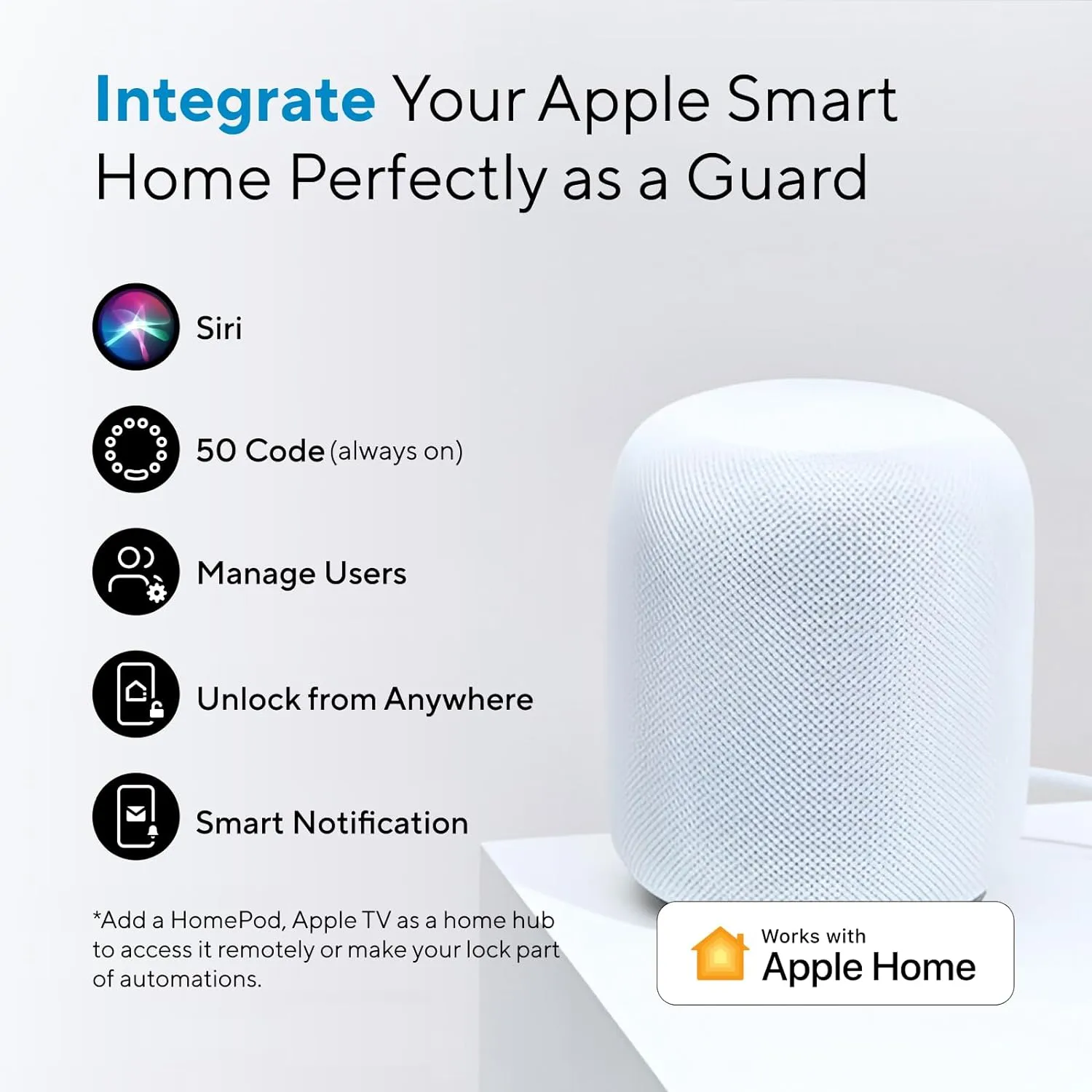 ULTRALOQ Bolt Fingerprint Smart Lock - Works with Apple HomeKit - Built-in WiFi Keyless Entry Door Lock - Voice Control with Siri, Alexa, Google - Biometric Smart Door Lock - Smart WiFi Deadbolt