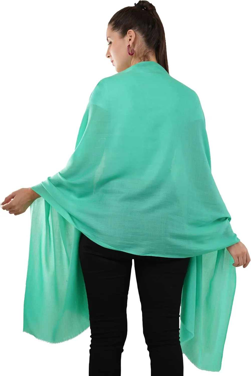 Unisex Light weight Soft100% Cashmere Stole Wrap Scarf Warm pashmina Stole pure wool scarf, woven woollen stole