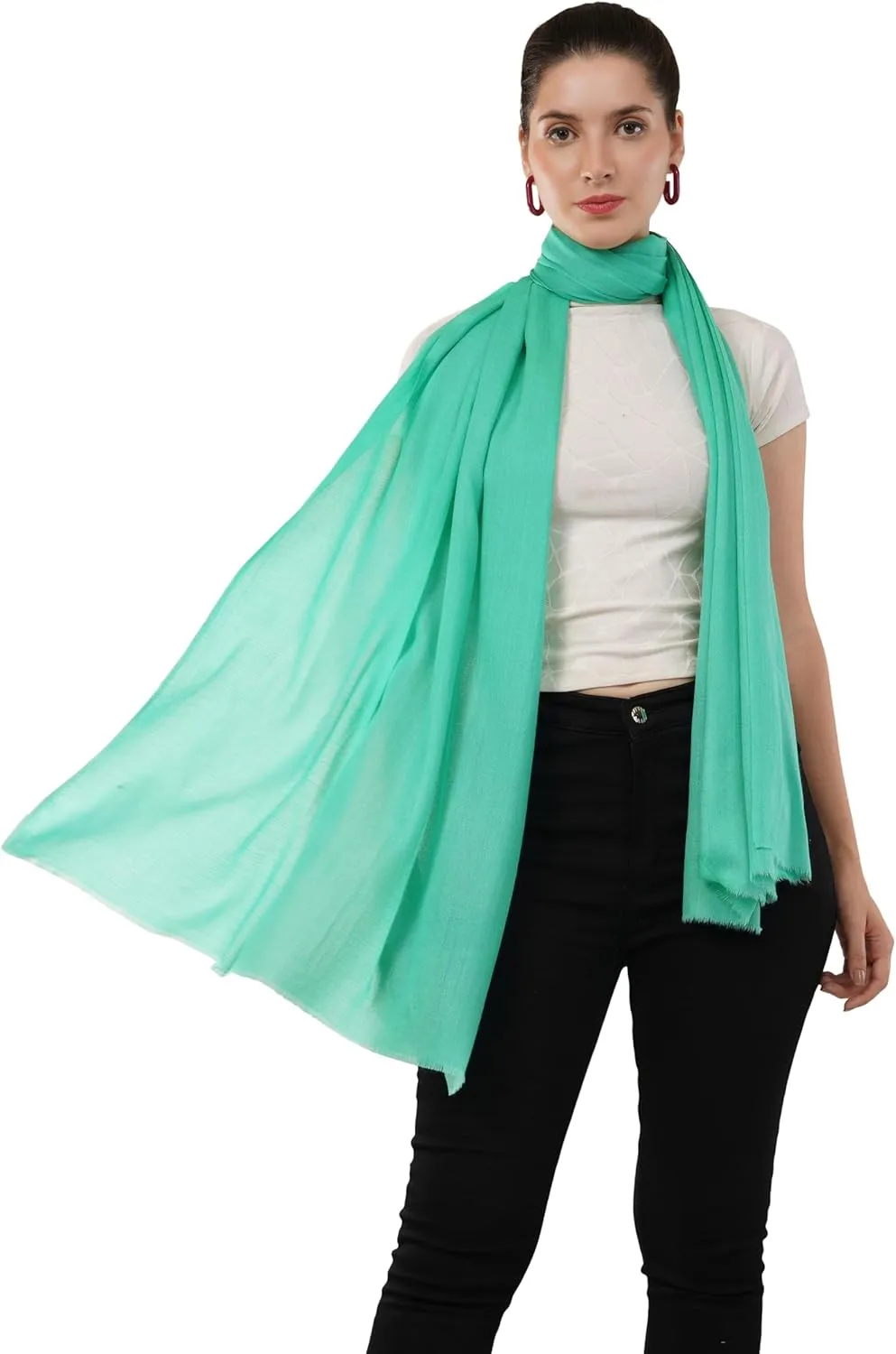 Unisex Light weight Soft100% Cashmere Stole Wrap Scarf Warm pashmina Stole pure wool scarf, woven woollen stole