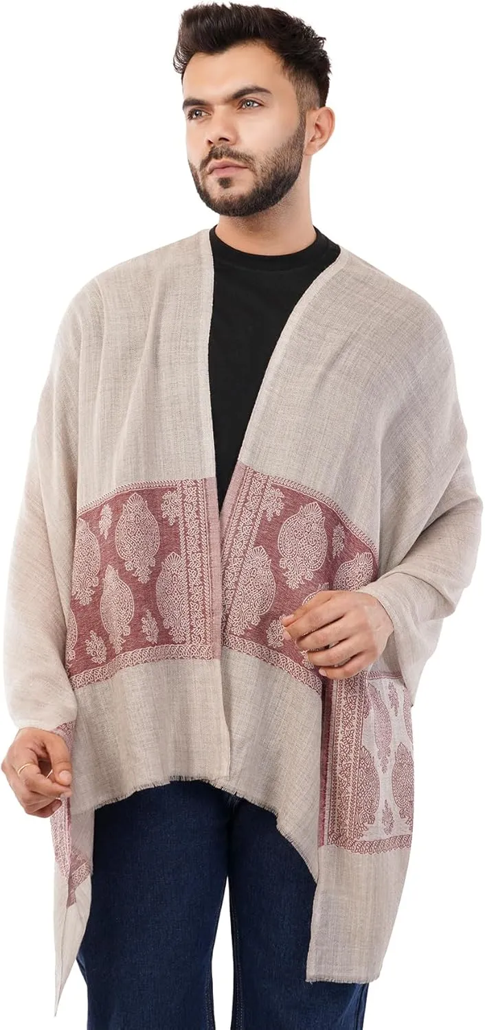 Unisex Light weight Soft100% Cashmere Stole Wrap Scarf Warm pashmina Stole pure wool scarf, woven woollen stole