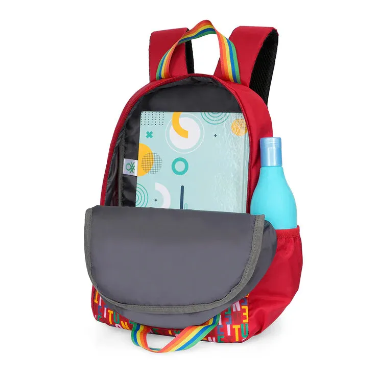 United Colors of Benetton Avio Back to School Backpack Red