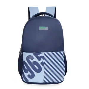 United Colors of Benetton Colter Back to School Backpack Navy Light Blue