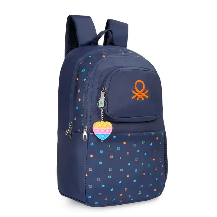 United Colors of Benetton Otis Back to School Backpack Navy