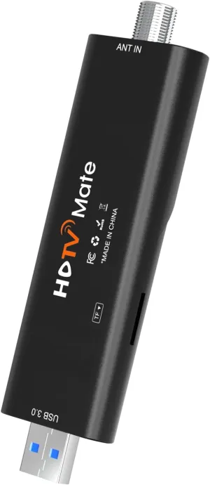 USB TV Tuner Next-Gen ATSC 3.0 / ATSC 1.0 Stick for Multiple-Android Phone Tablet Car Computer USB 3.0 Digital TV Tuners with DVR Recording Support HDTV Player Android App