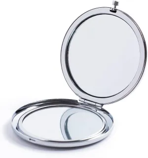 Wall Mirror for Bathroom, Mirror Cosmetic Compact Double-Sided Folding High-Grade Round Metal Makeup Small Mirror for Purse Travel Mirror